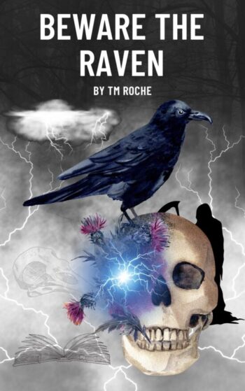 Black Horror Novel Book Cover